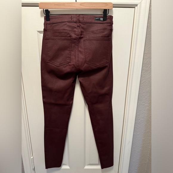 Burgundy Coated jeans Kut from The Kloth - Picture 8 of 9